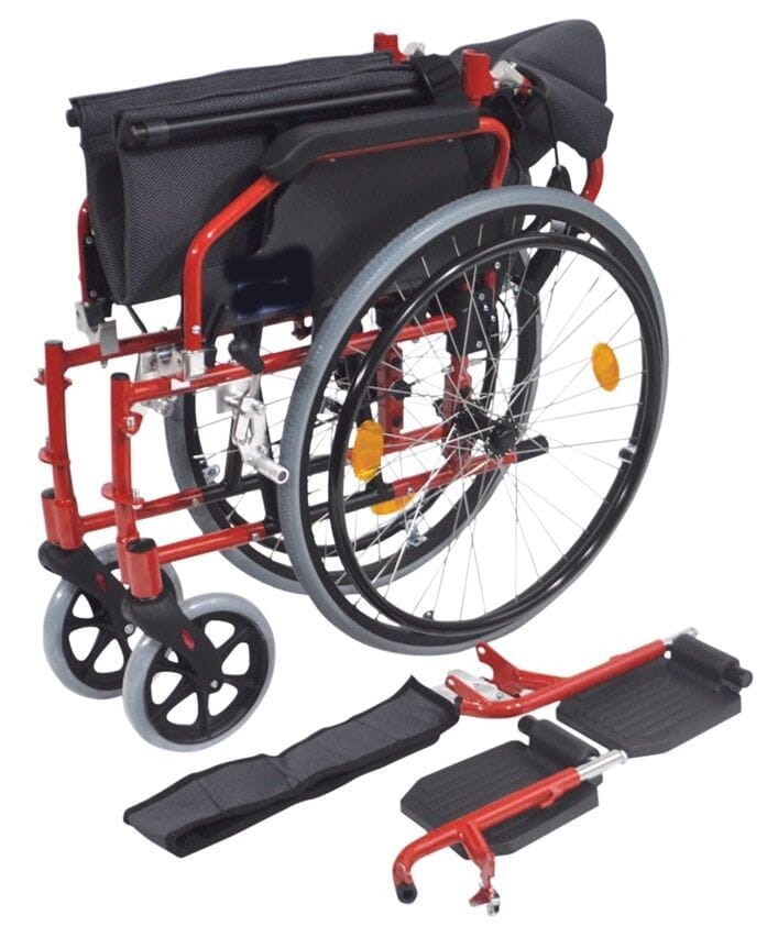 Fauteuil roulant en aluminium Deluxe