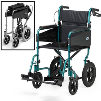 Fauteuil roulant Evasion - Days - Vert Modèle standard : largeur 46 cm