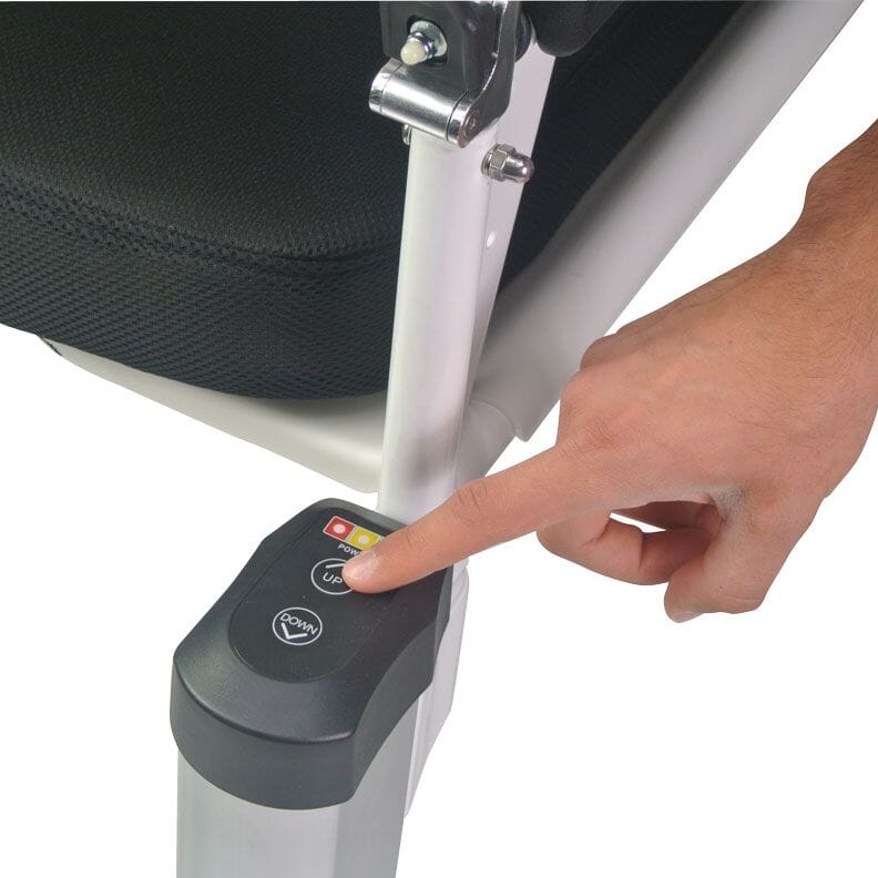 Fauteuil WC/douche et transfert Moovy électrique