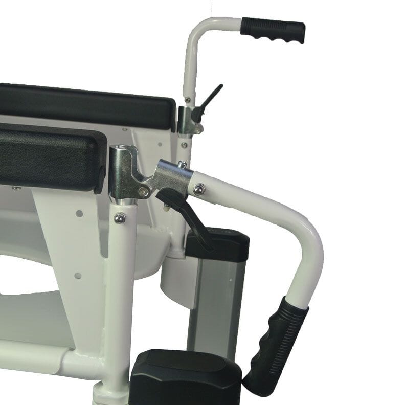 Fauteuil WC/douche et transfert Moovy électrique