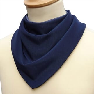 Foulard bavoir pour adulte Bibetta Bleu
