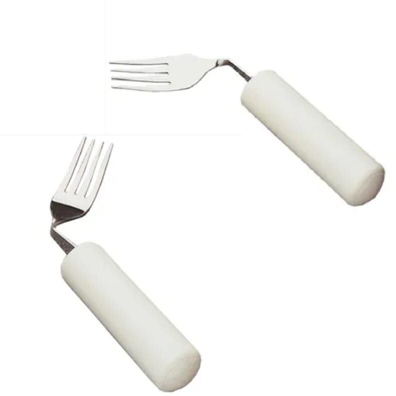 Fourchette à manche cylindrique coudé - Queens ™