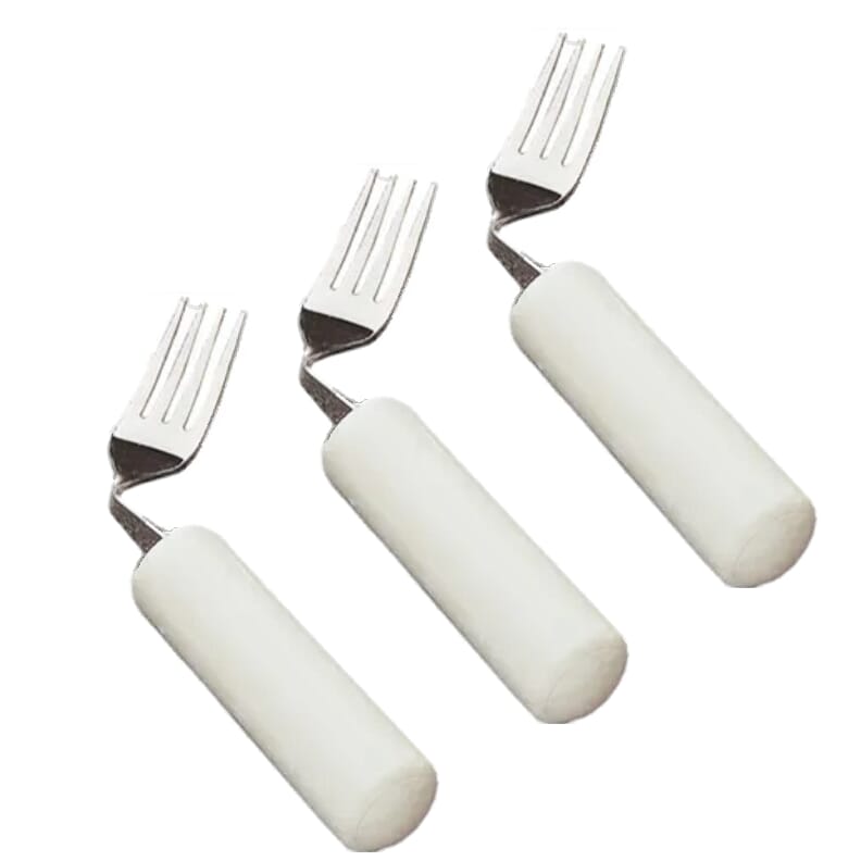 Fourchette à manche cylindrique coudé - Queens ™