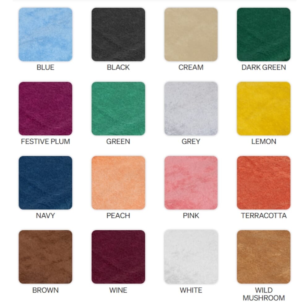 Carrés de toilette Hunsbury - Lot de 6