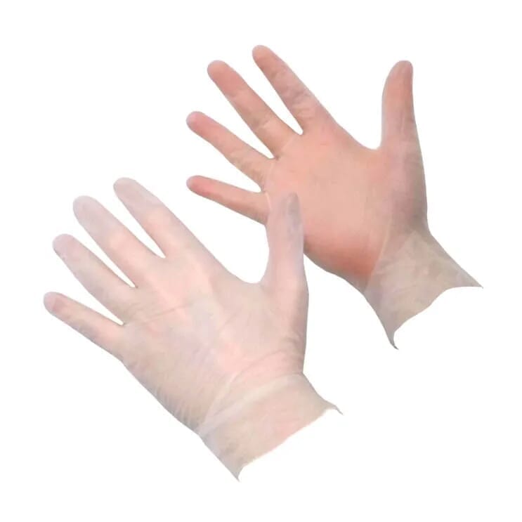 Gants en vinyle non poudrés