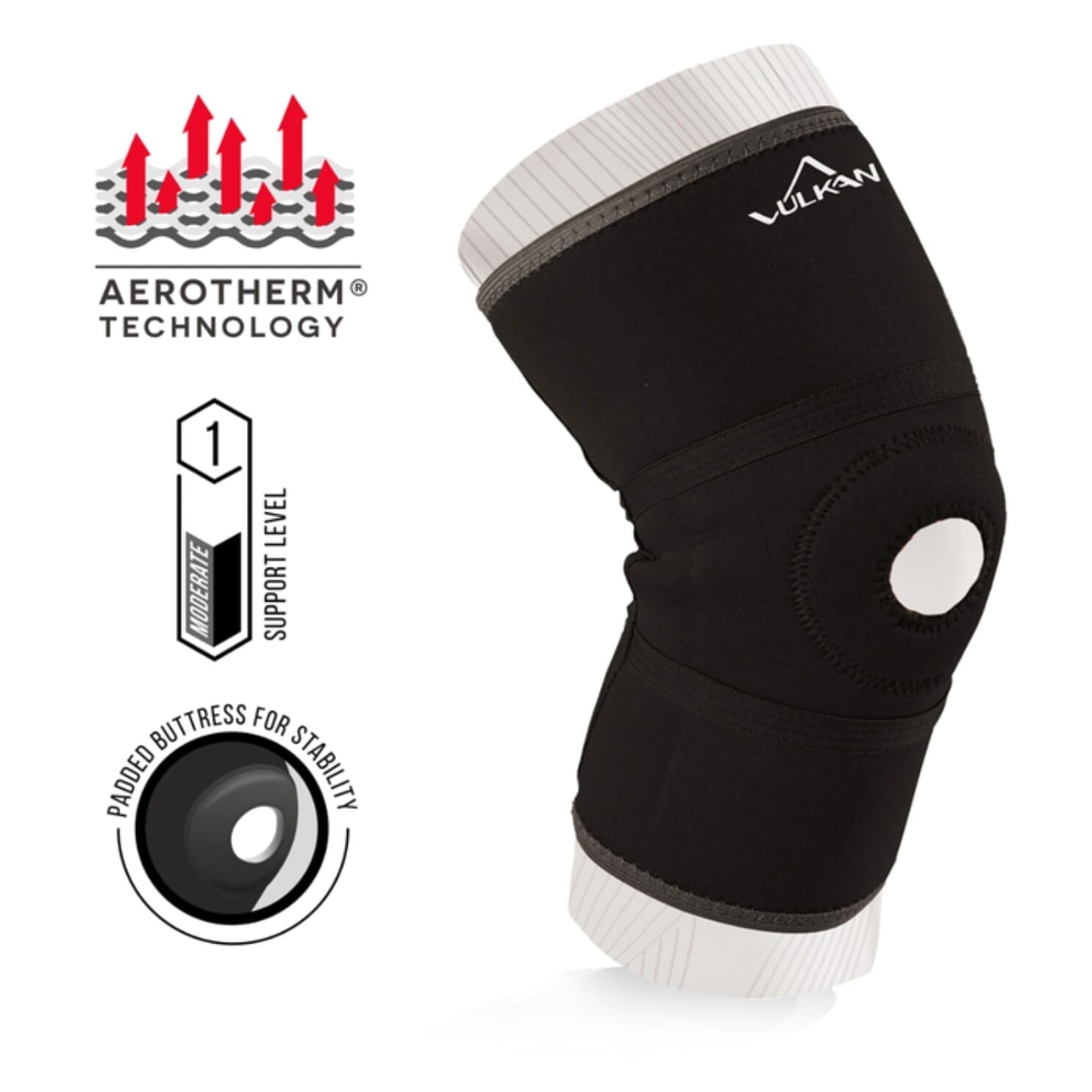 Genouillère classique ouverte Vulkan