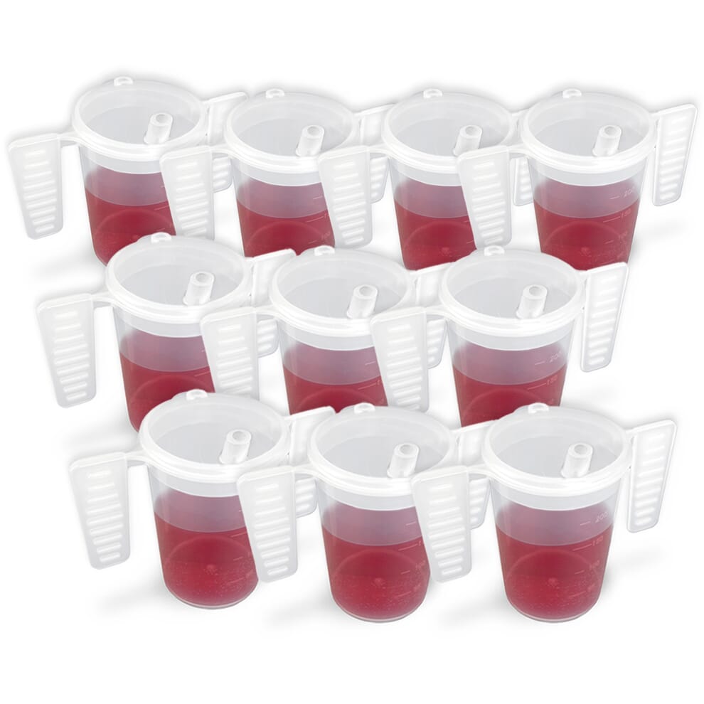 Gobelet de boisson avec poignées en ailette