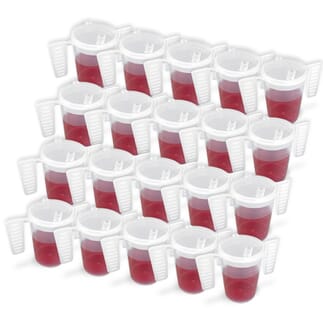 Gobelet de boisson avec poignées en ailette Lot de 20