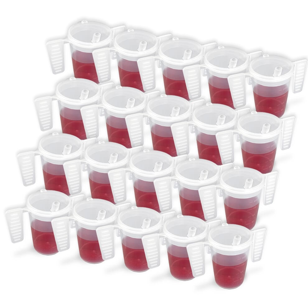 Gobelet de boisson avec poignées en ailette