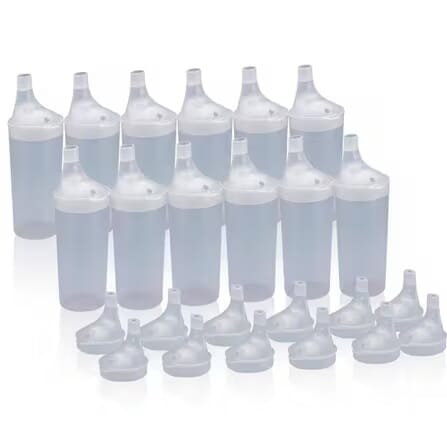 Gobelet anti-renversement avec embout arrondi