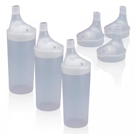 Gobelet anti-renversement avec embout arrondi