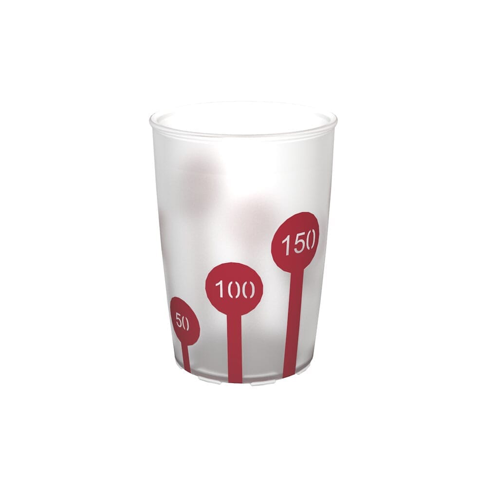 Gobelet antidérapant Ornamin avec graduation - 250 ml