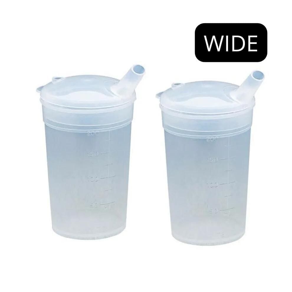 Gobelet d'alimentation avec couvercle - Lot de 2