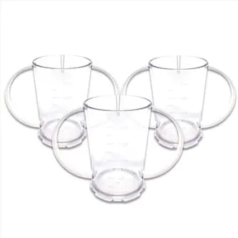 Gobelet gradué 2 anses