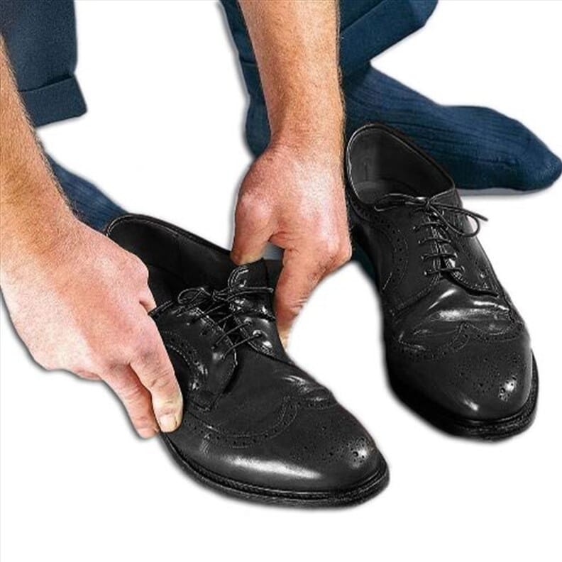 3 Paires de lacets élastiques - Noir