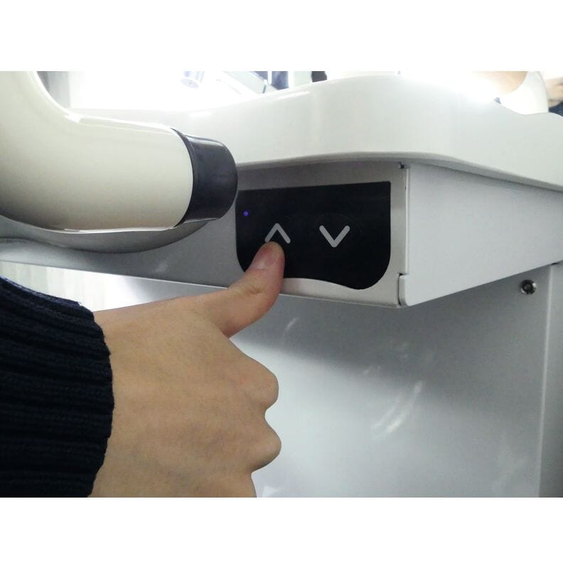 Lavabo réglable en hauteur avec miroir