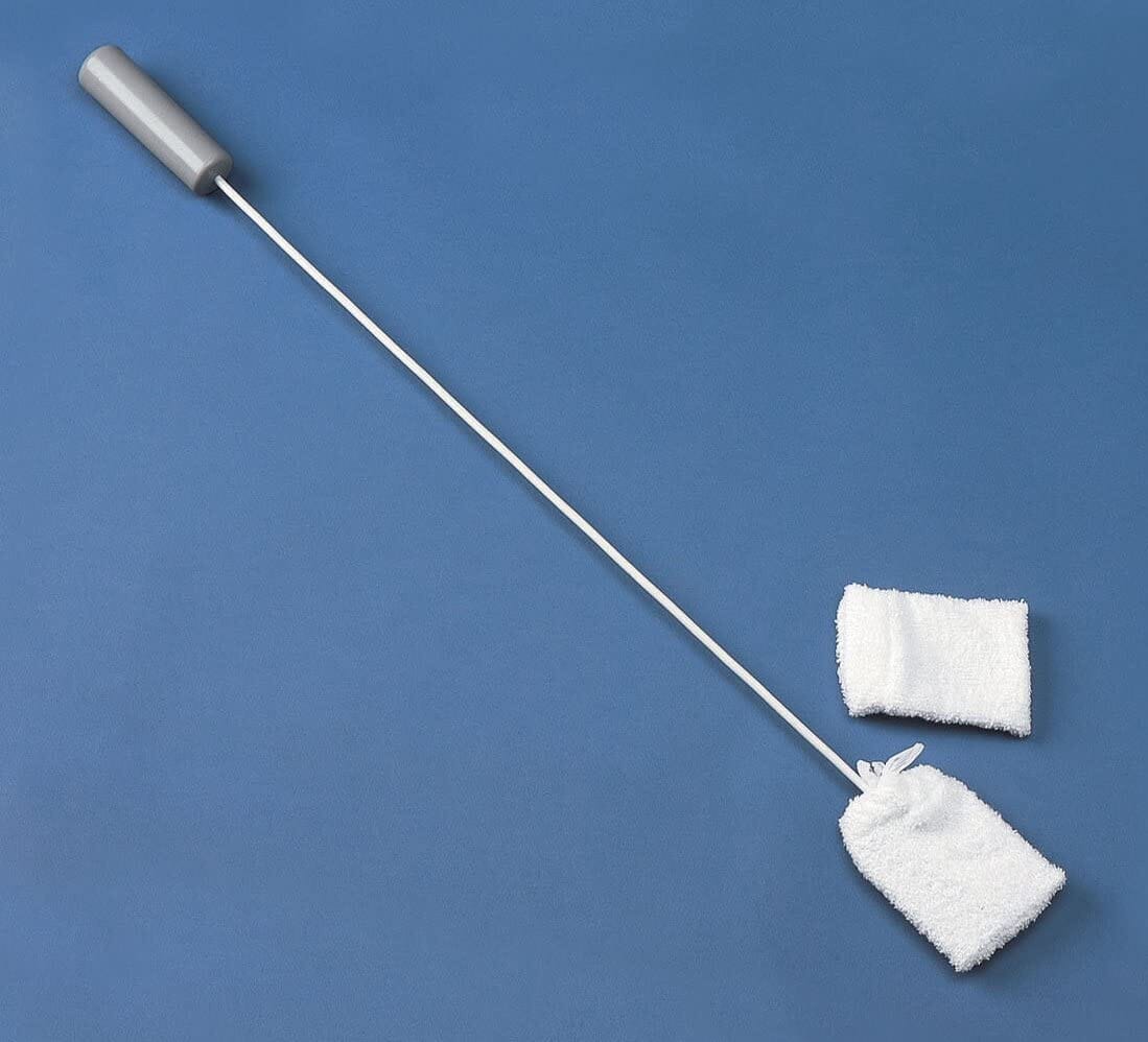 Lave-orteils à long manche