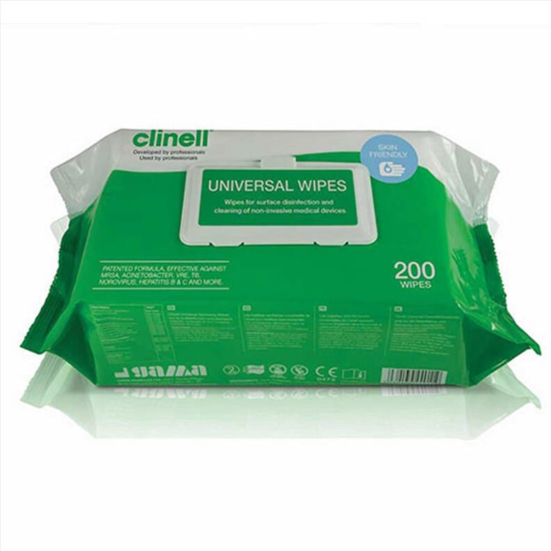 Lingettes antibactériennes Clinell