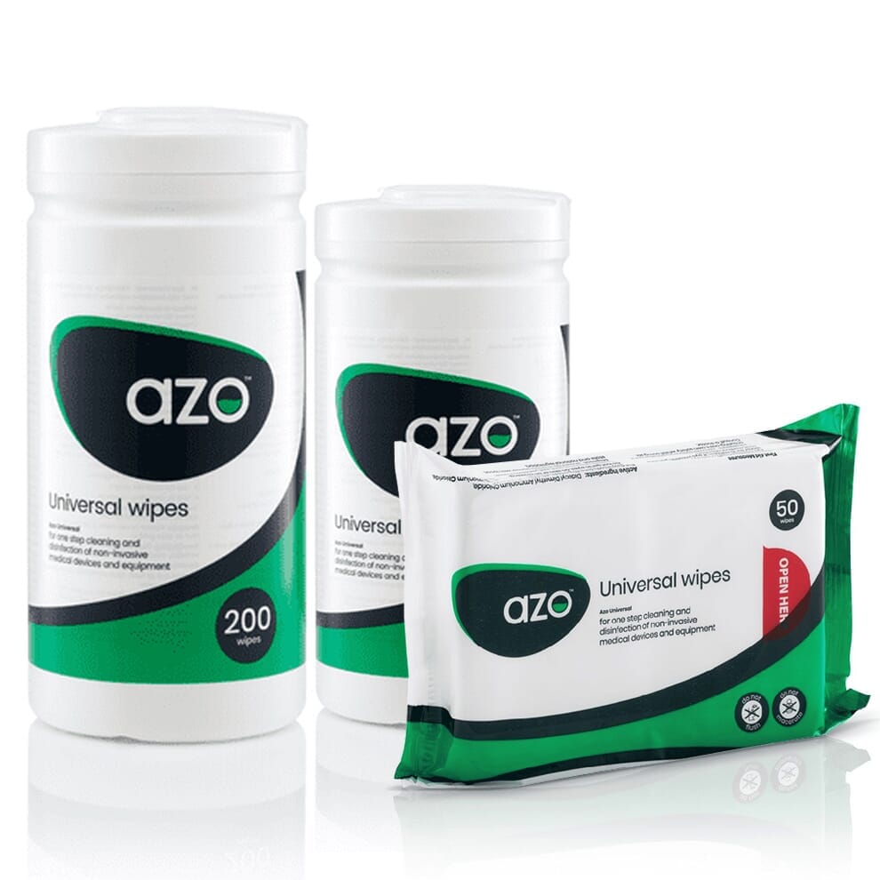 Lingettes Azo nettoyantes et désinfectantes multi-usages