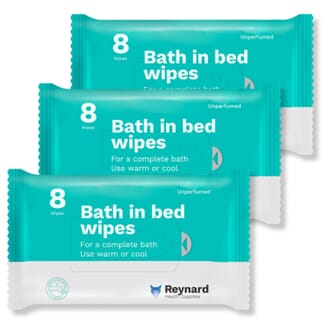 Lingettes pour la toilette au lit Lot de 3 paquets