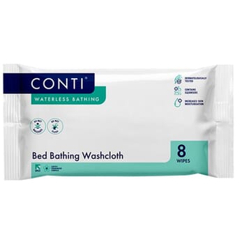 Lingettes de toilette au lit Conti