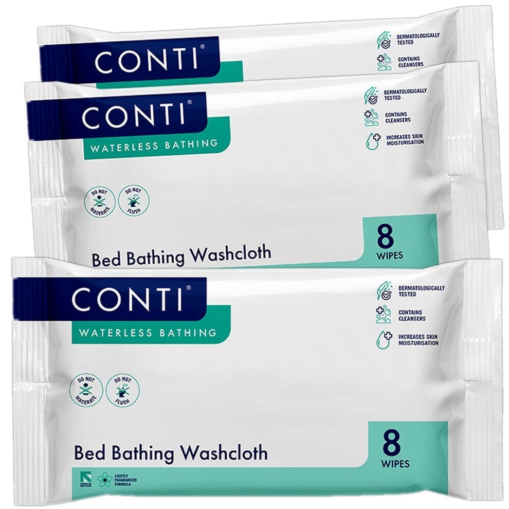 Lingettes de toilette au lit Conti