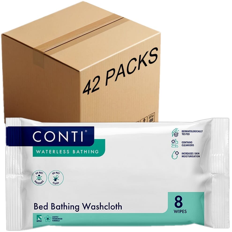 Lingettes de toilette au lit Conti