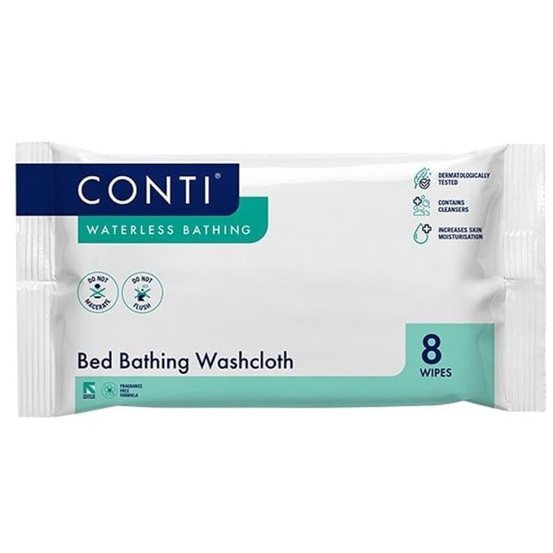 Lingettes de toilette au lit Conti
