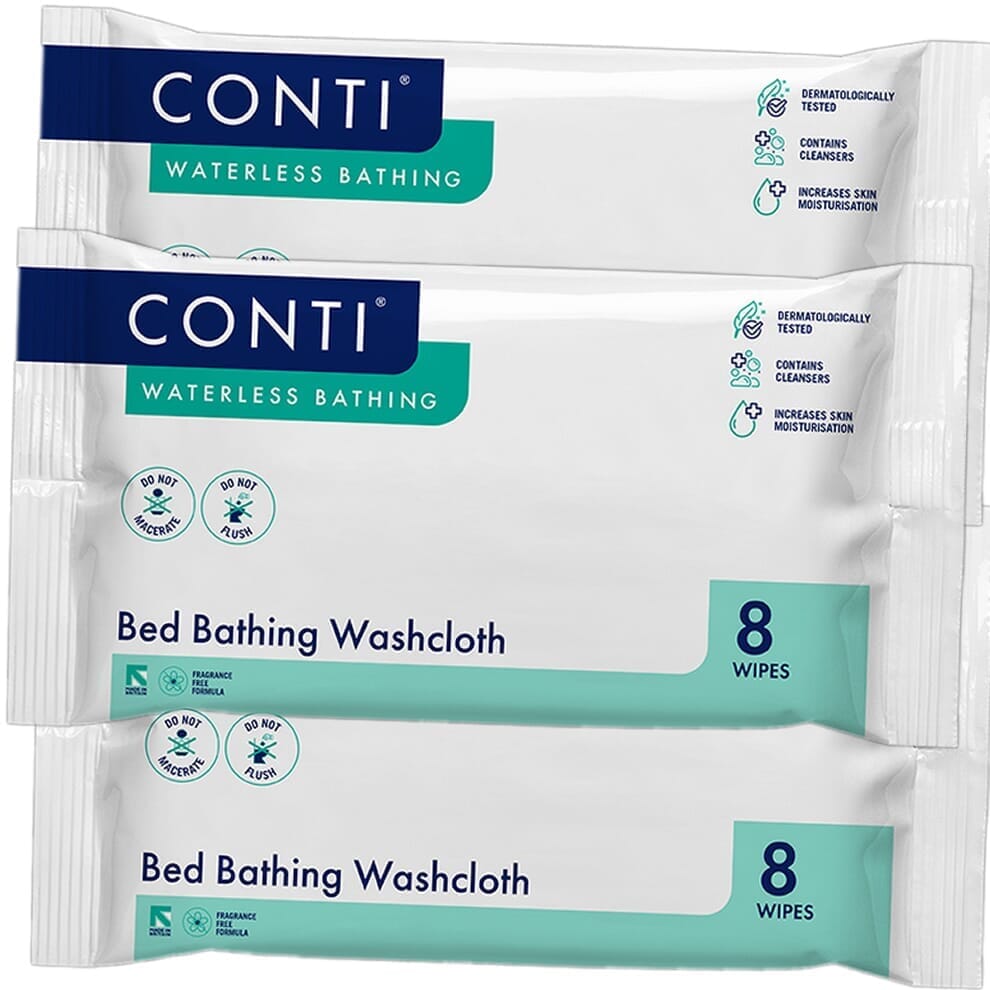Lingettes de toilette au lit Conti