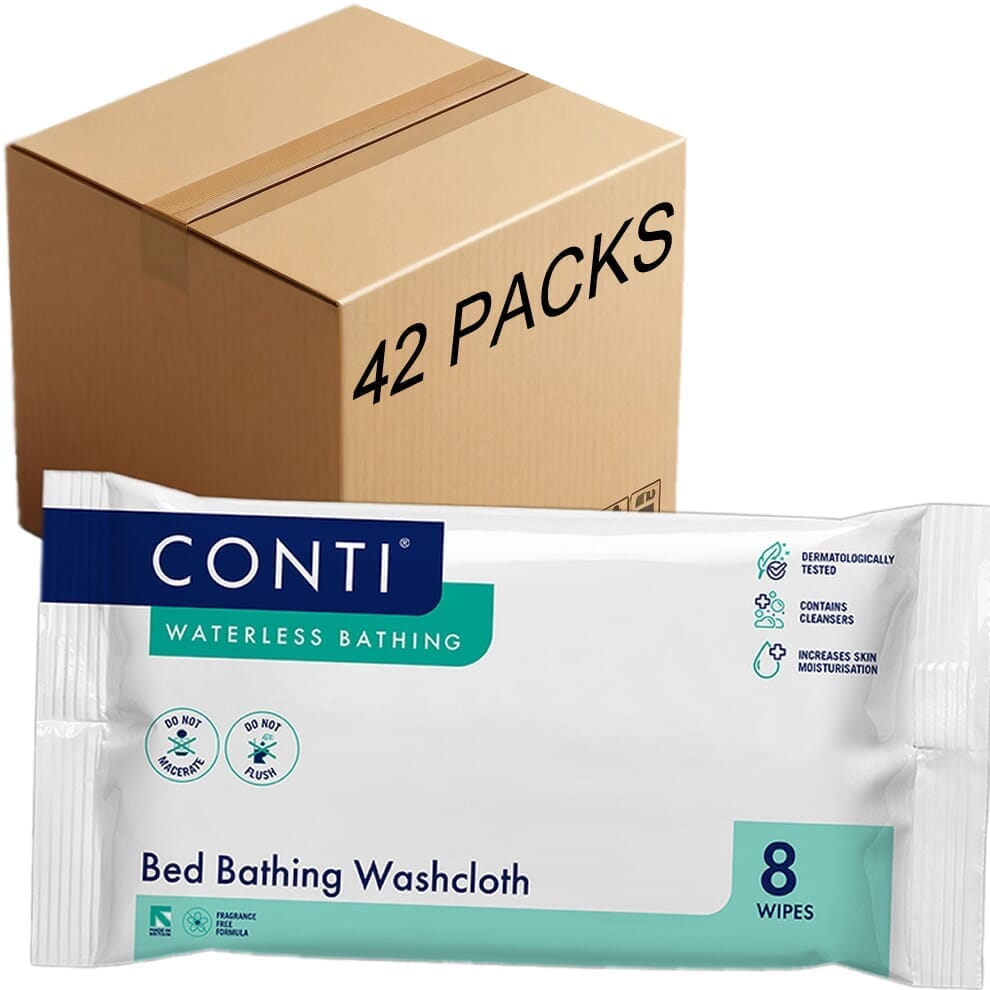 Lingettes de toilette au lit Conti