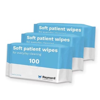 Lingettes douces pour patients Lot de 3 paquets