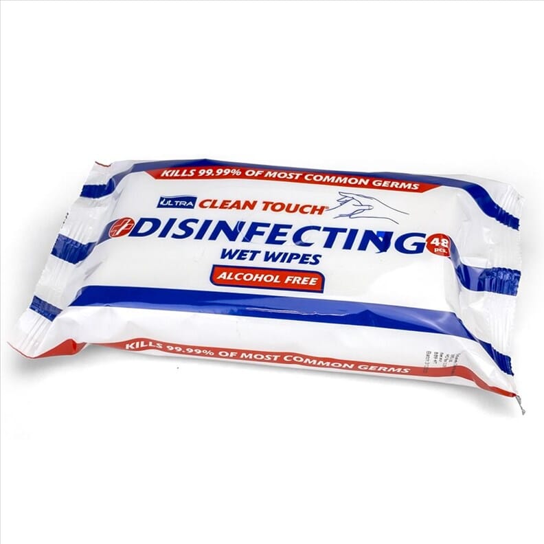 Lingettes humides désinfectantes Ultra Clean Touch - 480 lingettes