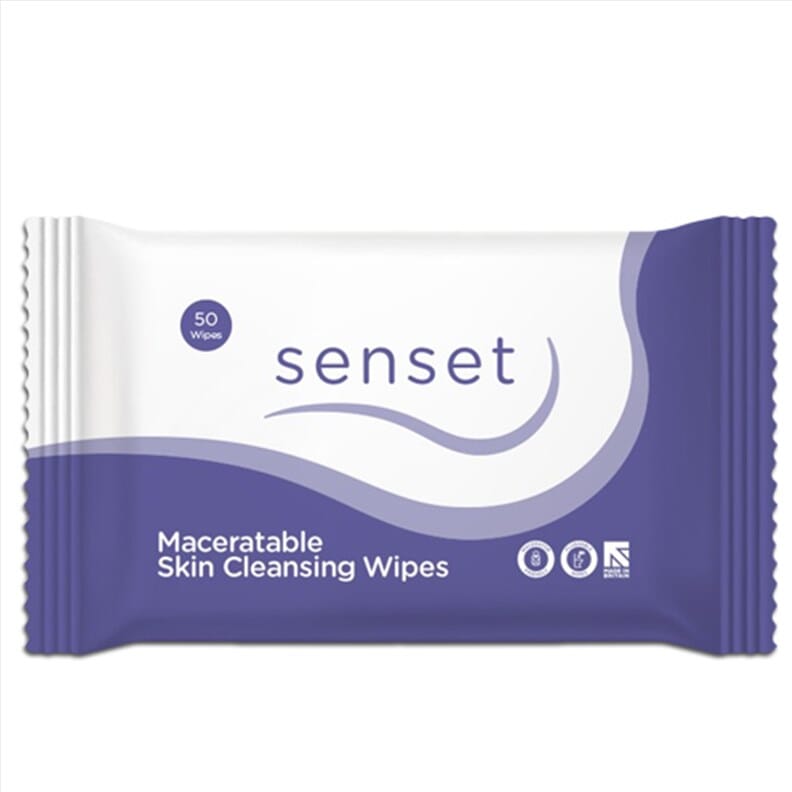 Lingettes hydratantes Senset - Pack de 50