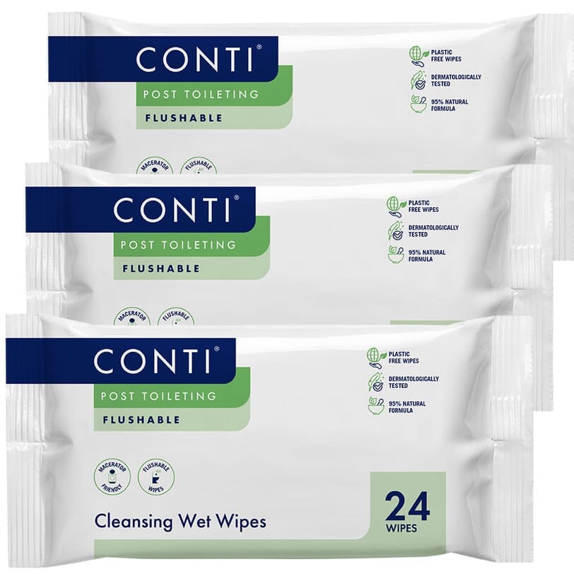 Lingettes Incontinence sans parfum Conti