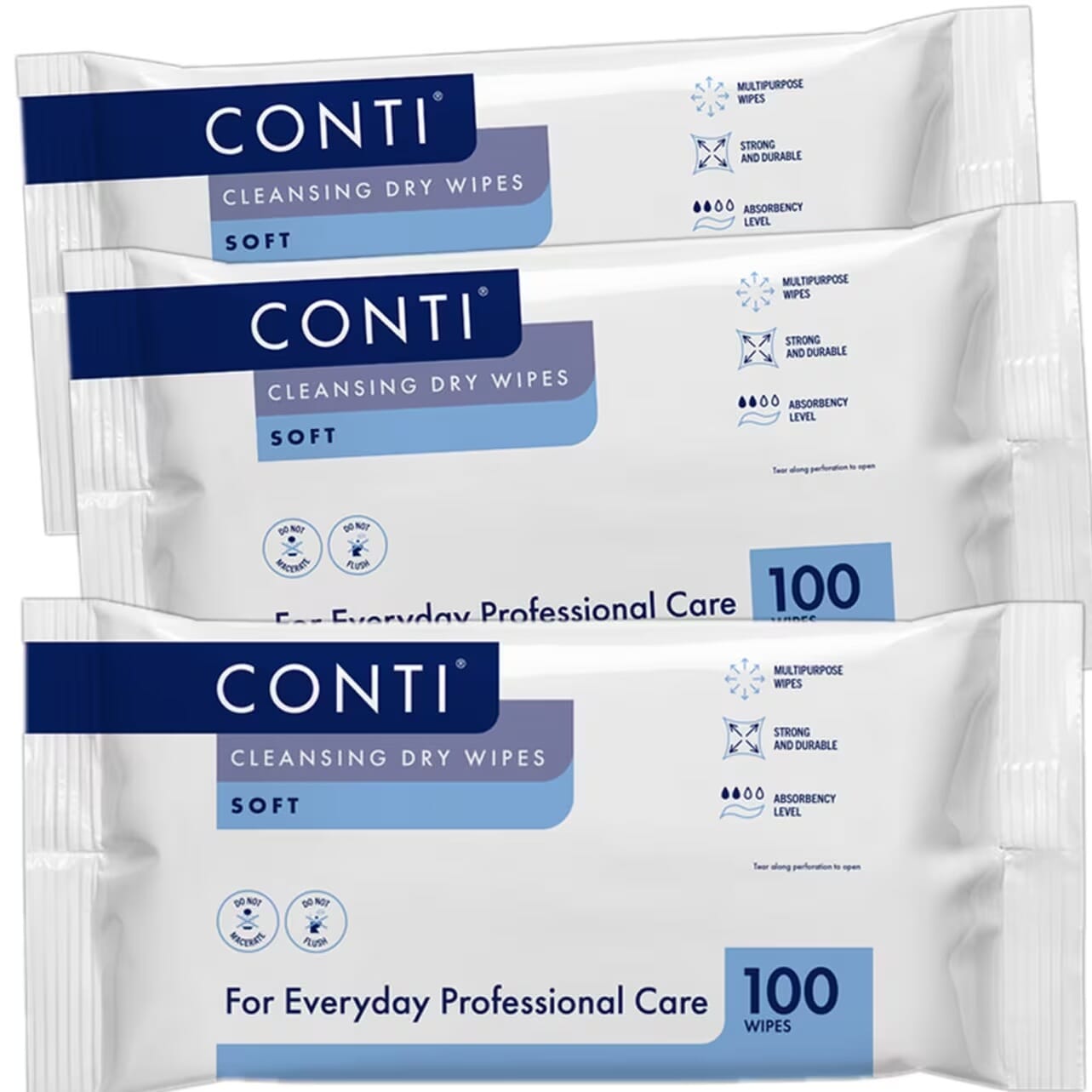 Lingettes sèches Conti Soft