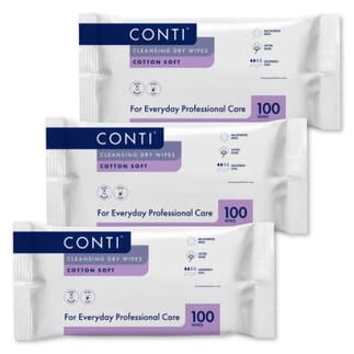 Lingettes sèches Conti SoSoft Lot de 3