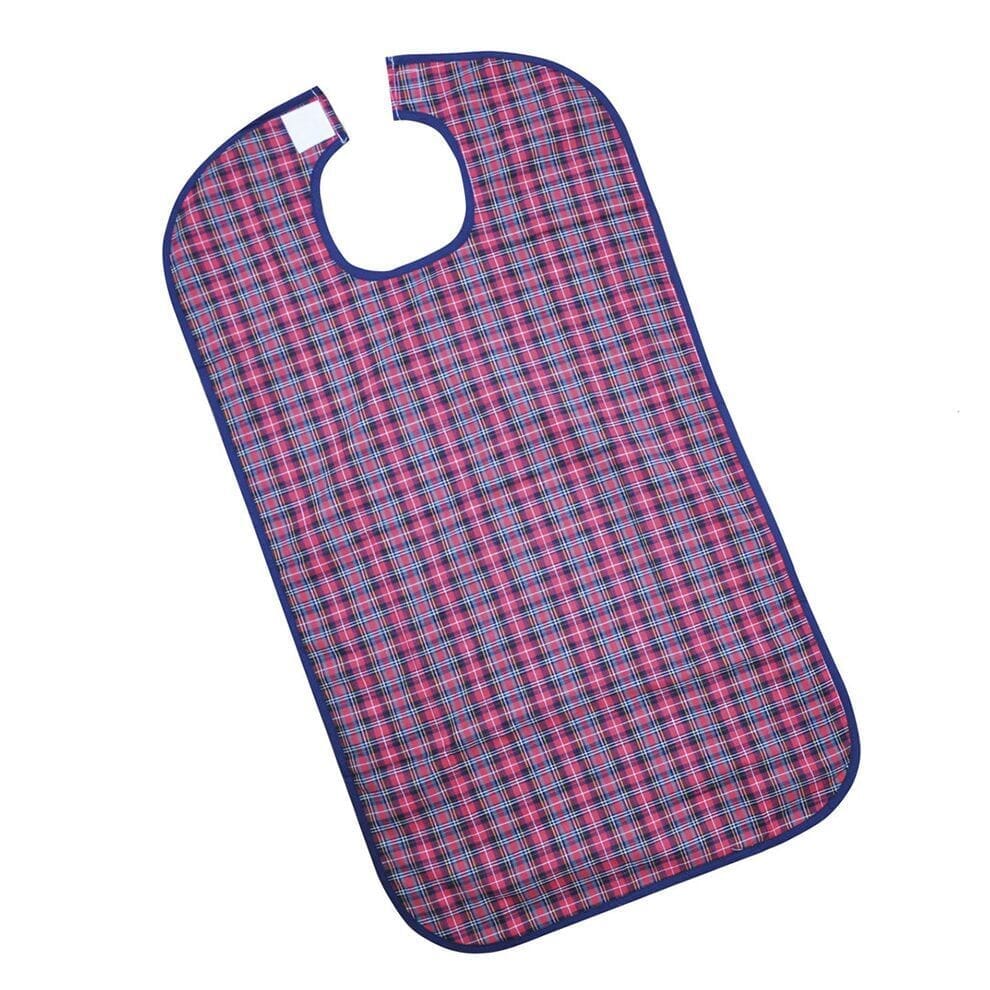 Lot de 3 bavoirs pour adulte - Motif écossais