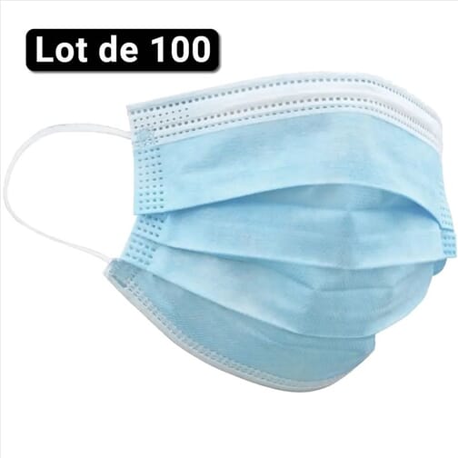 lot 100 masques Chirurgicaux covid-19