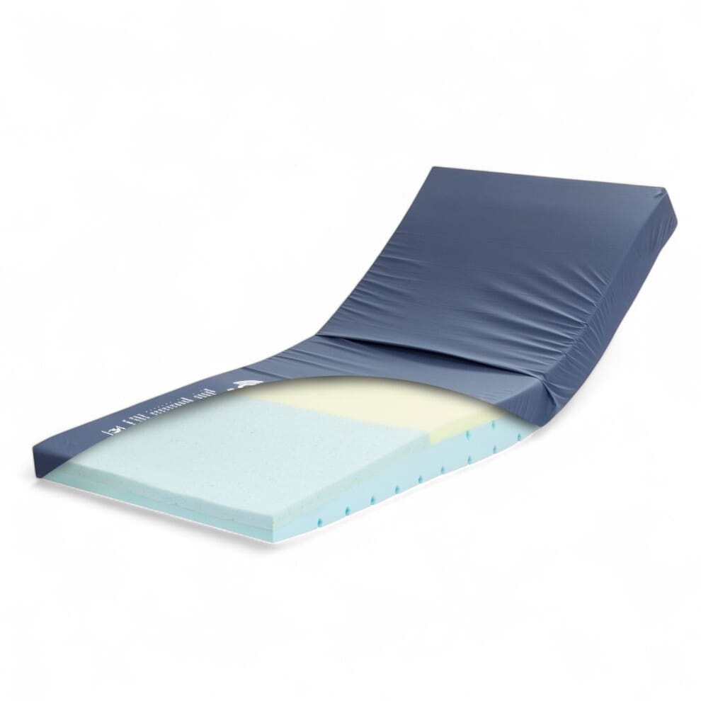 Matelas à mémoire de forme Alerta Sensaflex 4500 SensaGel avec inclinaison pour talons