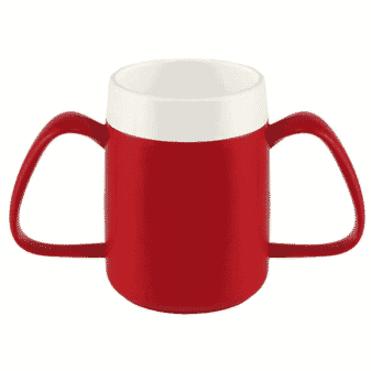 Mug à deux poignées Ornamin avec intérieur conique