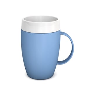Mug Ornamin avec intérieur conique Bleu clair