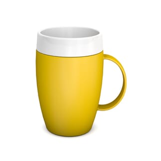 Mug Ornamin avec intÃ©rieur conique Jaune
