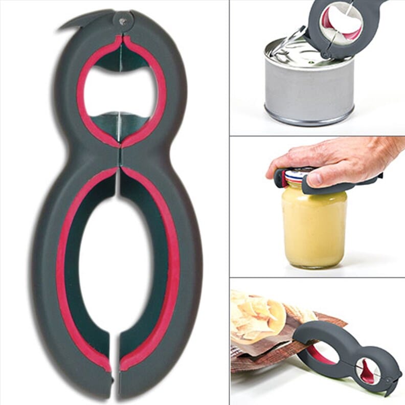 Ouvre-boîtes multifonction 6 en 1