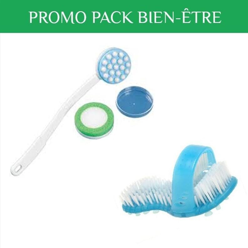 Pack applicateur de crème + sandale brosse lave-pied