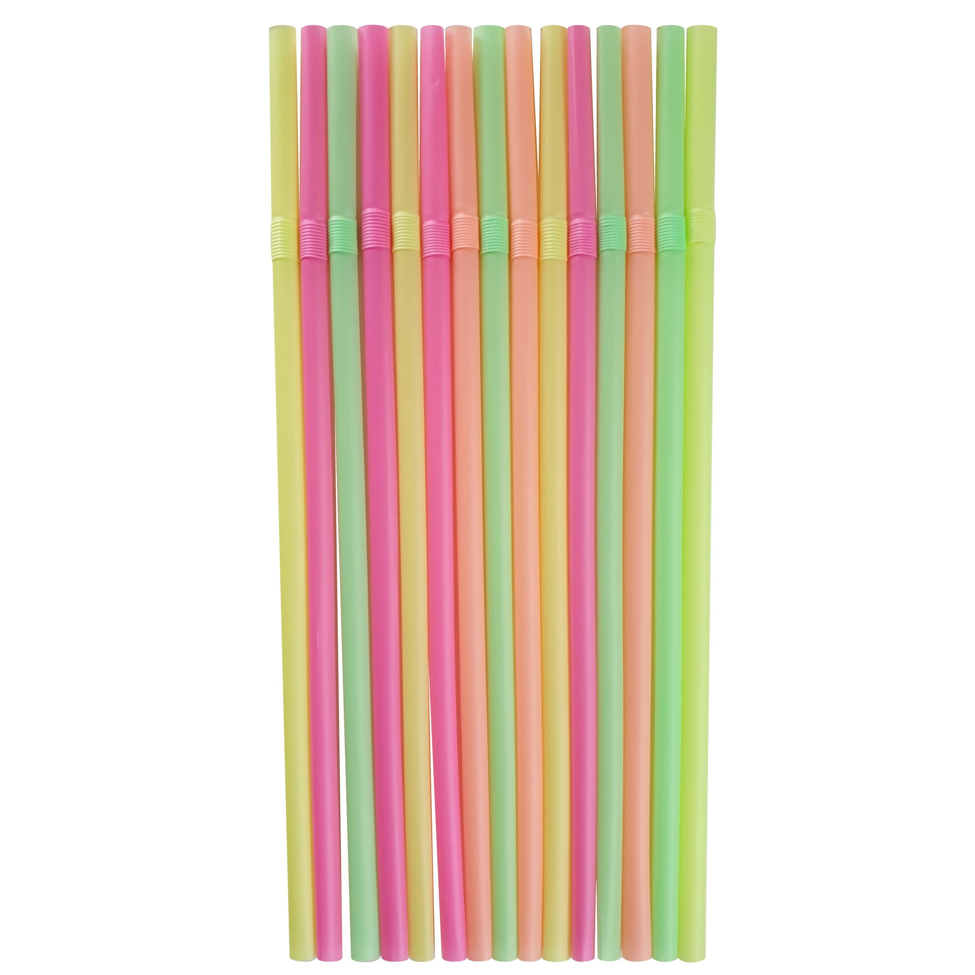 Pailles flexibles anti-reflux - pack de 15