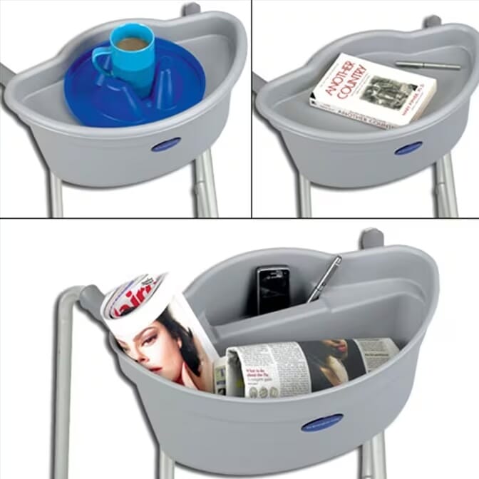 Panier de transport Buckingham avec plateau pour cadre de marche