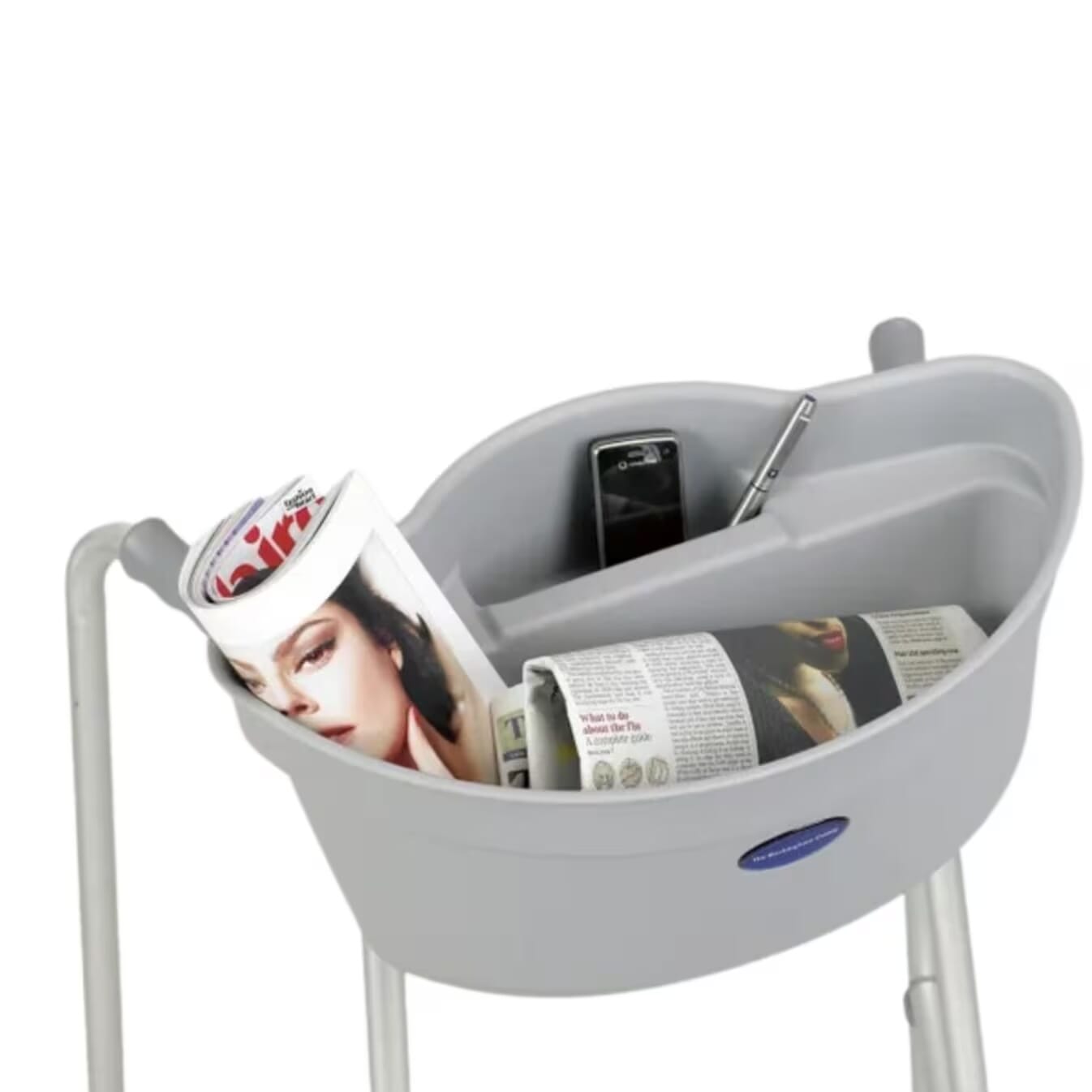 Panier de transport Buckingham avec plateau pour cadre de marche