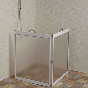 Paravent de douche portable