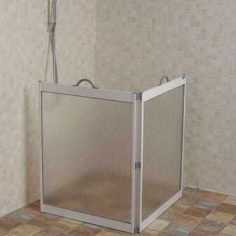 Paravent de douche portable