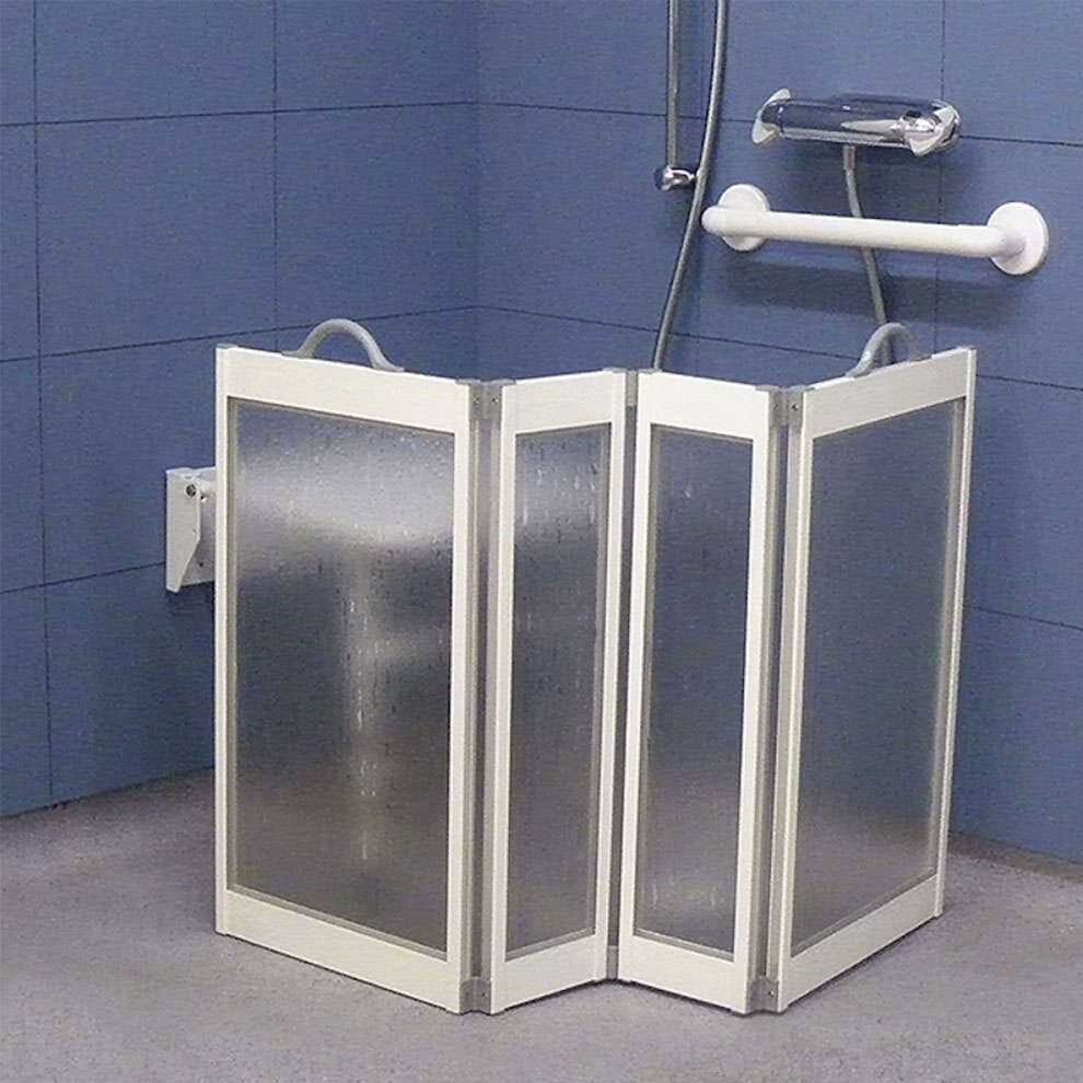 Paravent de douche portable